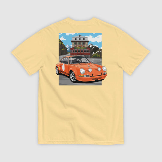 1971 911 ST & THE BELVÉDÈRE HOTEL T-SHIRT