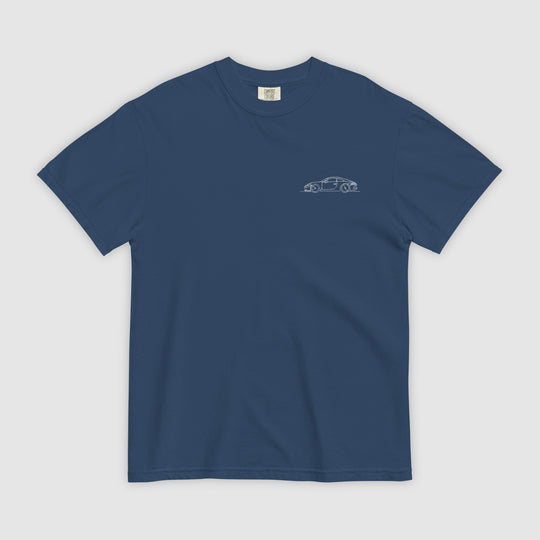 PORSCHE_992_GT3_TOURING_SIDE_T-SHIRT_TRUE_NAVY