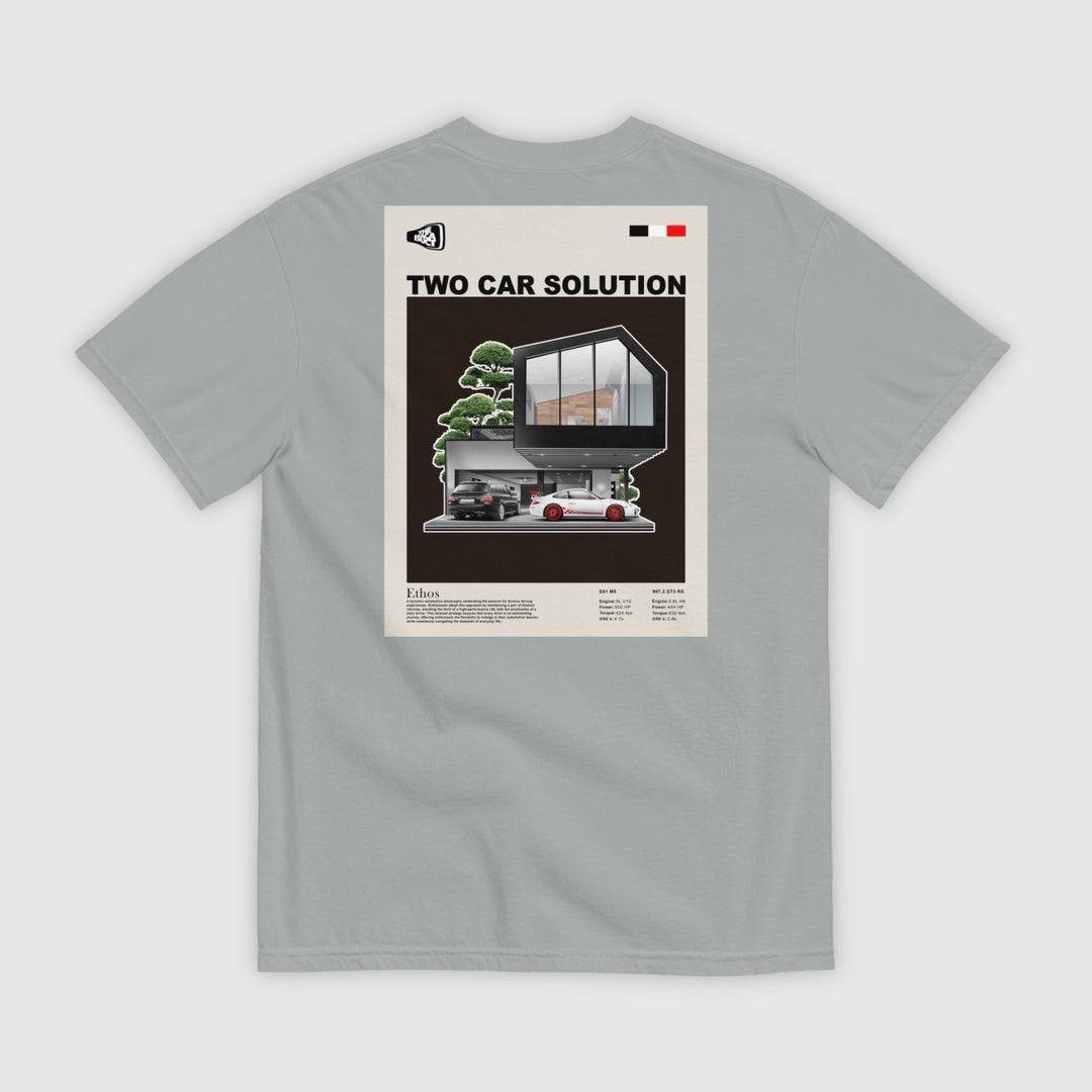 TWO CAR SOLUTION - E61 M5 & 997.2 GT3 RS T-SHIRT