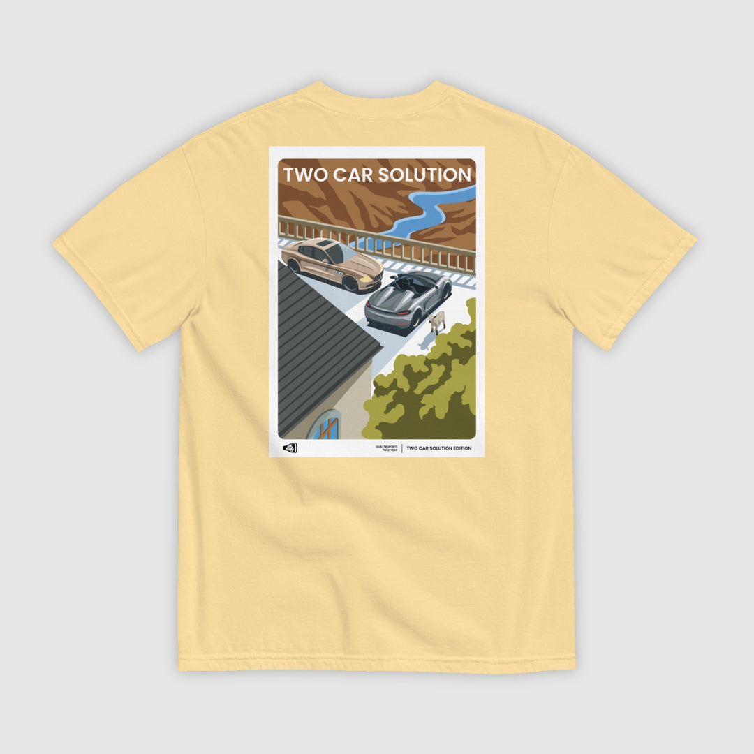 TWO CAR SOLUTION - MASERATI QUATTROPORTE & PORSCHE 718 SPYDER T-SHIRT