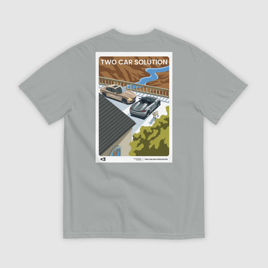 TWO CAR SOLUTION - MASERATI QUATTROPORTE & PORSCHE 718 SPYDER T-SHIRT